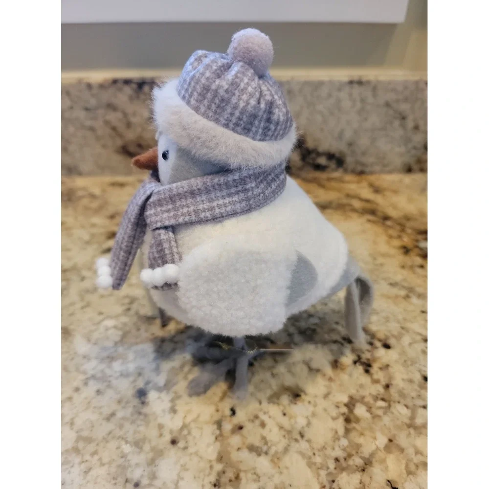 Wondershop Featherly Friends KELKKA Felt Winter Bird w Hat & Sled 2025 Decor